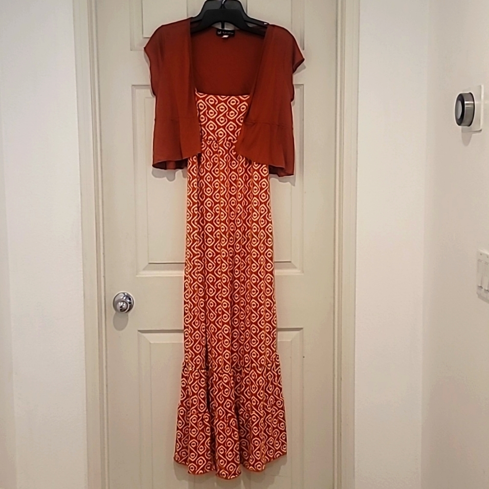 Boho style Mossimo dress in Burnt Orange